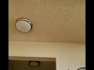 Grey man adjacent to little cock pissing on you from the balcony